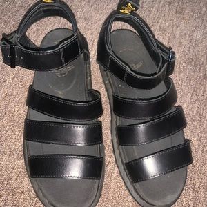 Doc Martens Blaire Leather Sandals Size 8